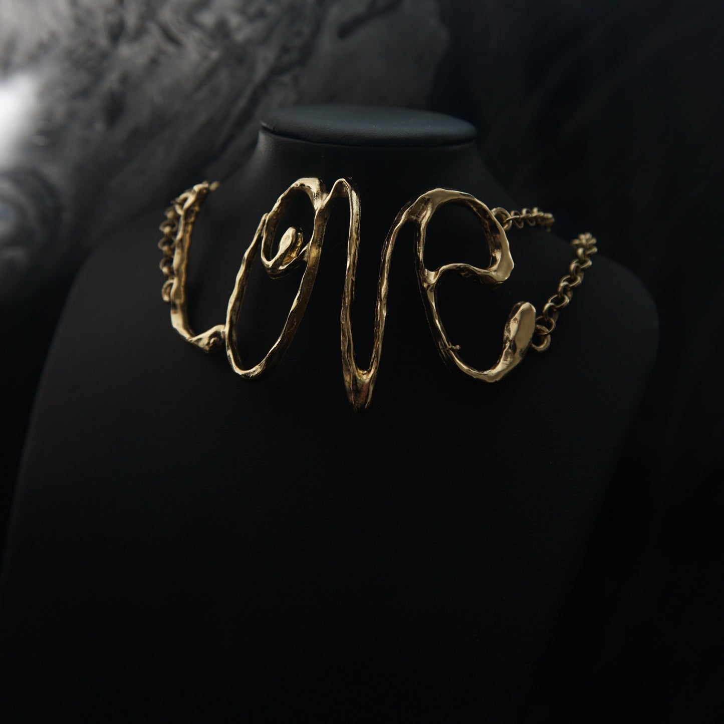 Gold Love Choker