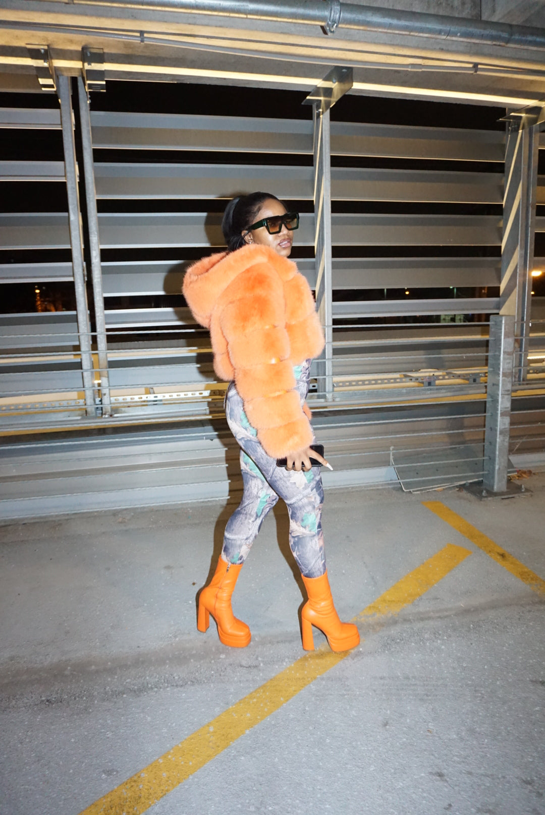 Orange Luxe Fur