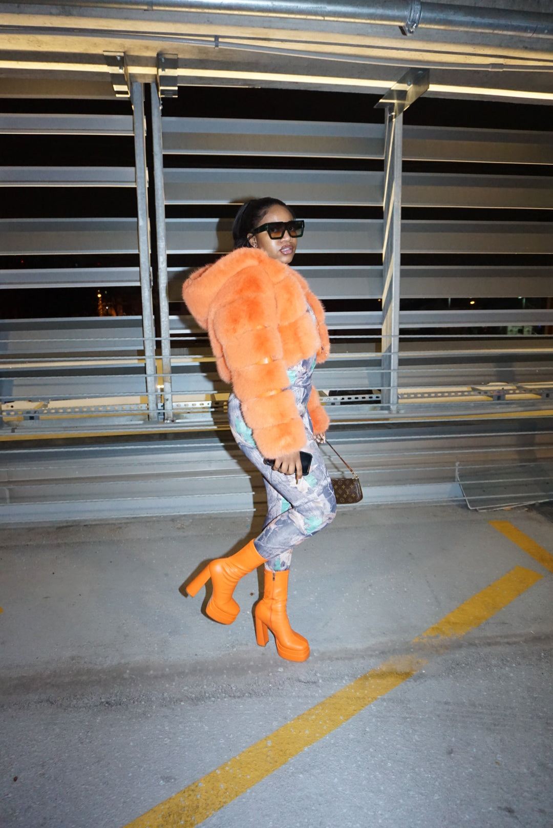 Orange Luxe Fur