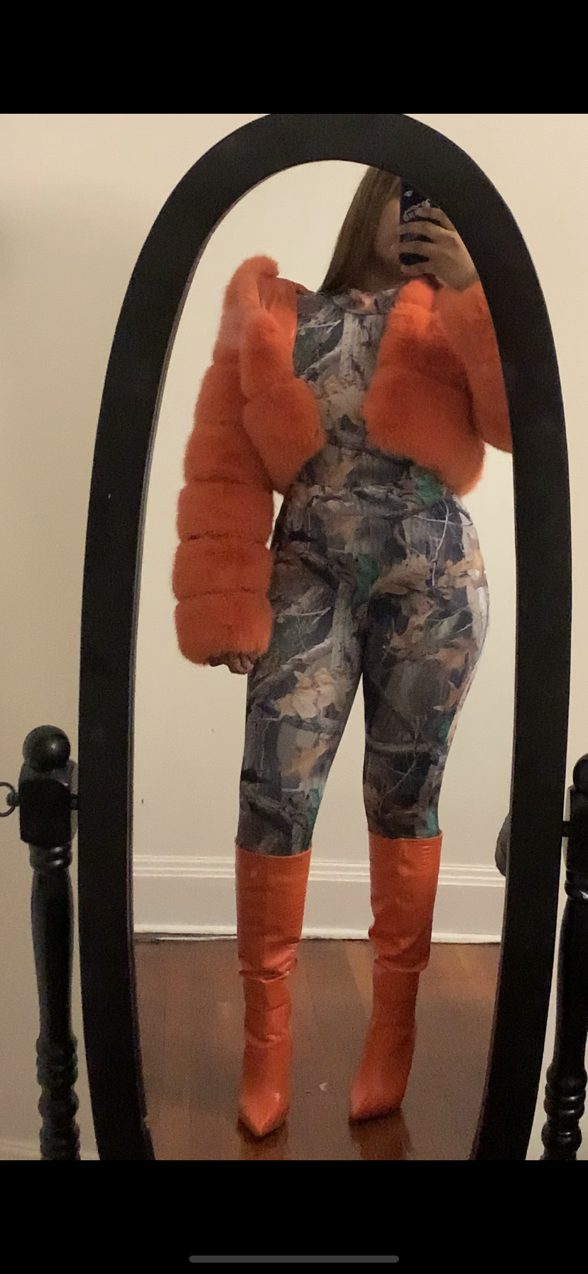 Orange Luxe Fur