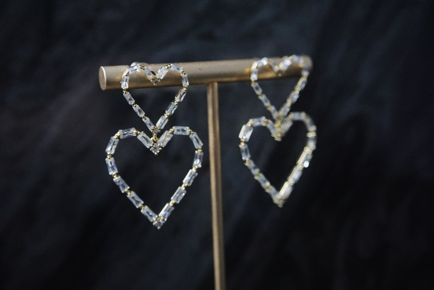 Gold Heartfelt Earrings