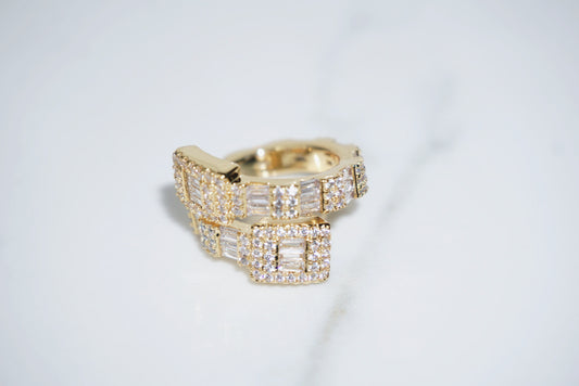 Gold Brickly Ring