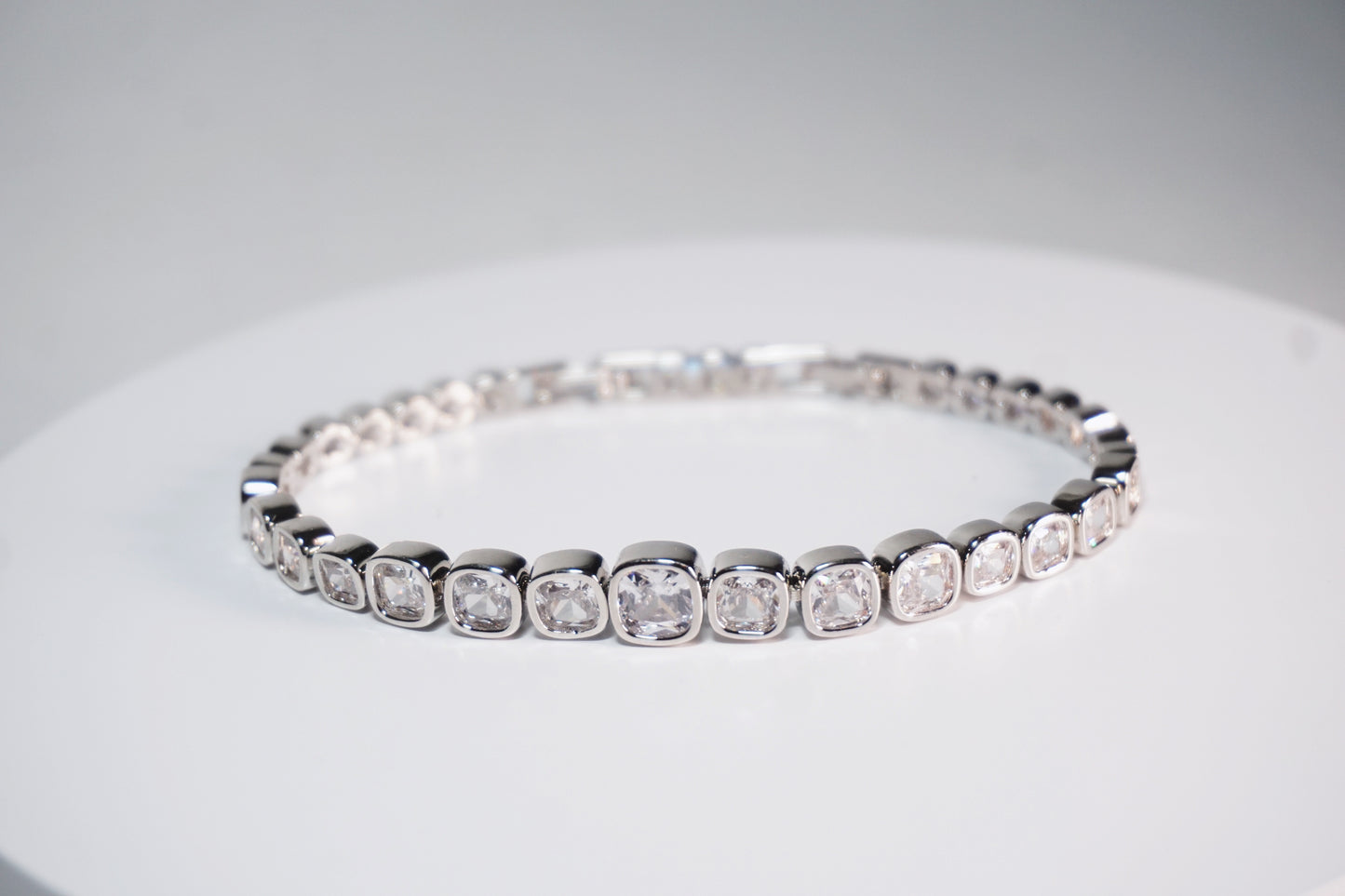 Silver Lexus Tennis Bracelet