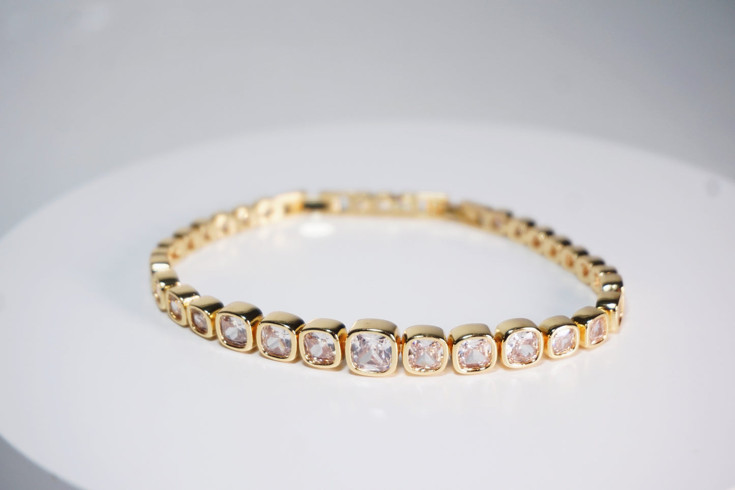 Gold Lexus Tennis Bracelet