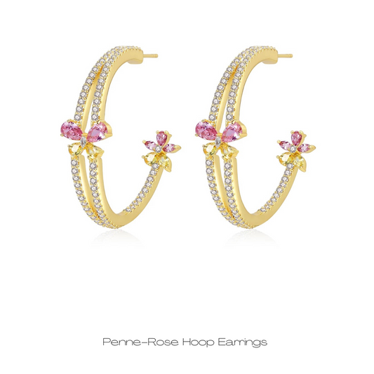 Penne-rose Hoops